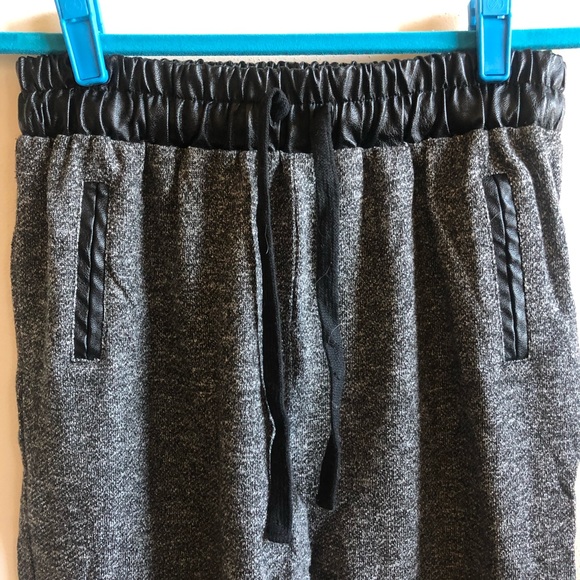 Leather joggers - Picture 2 of 4